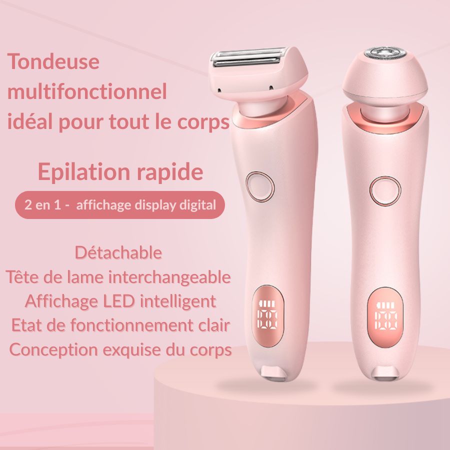 Tondeuse intime pour femmes, 2 en 1 | Kouzemat™